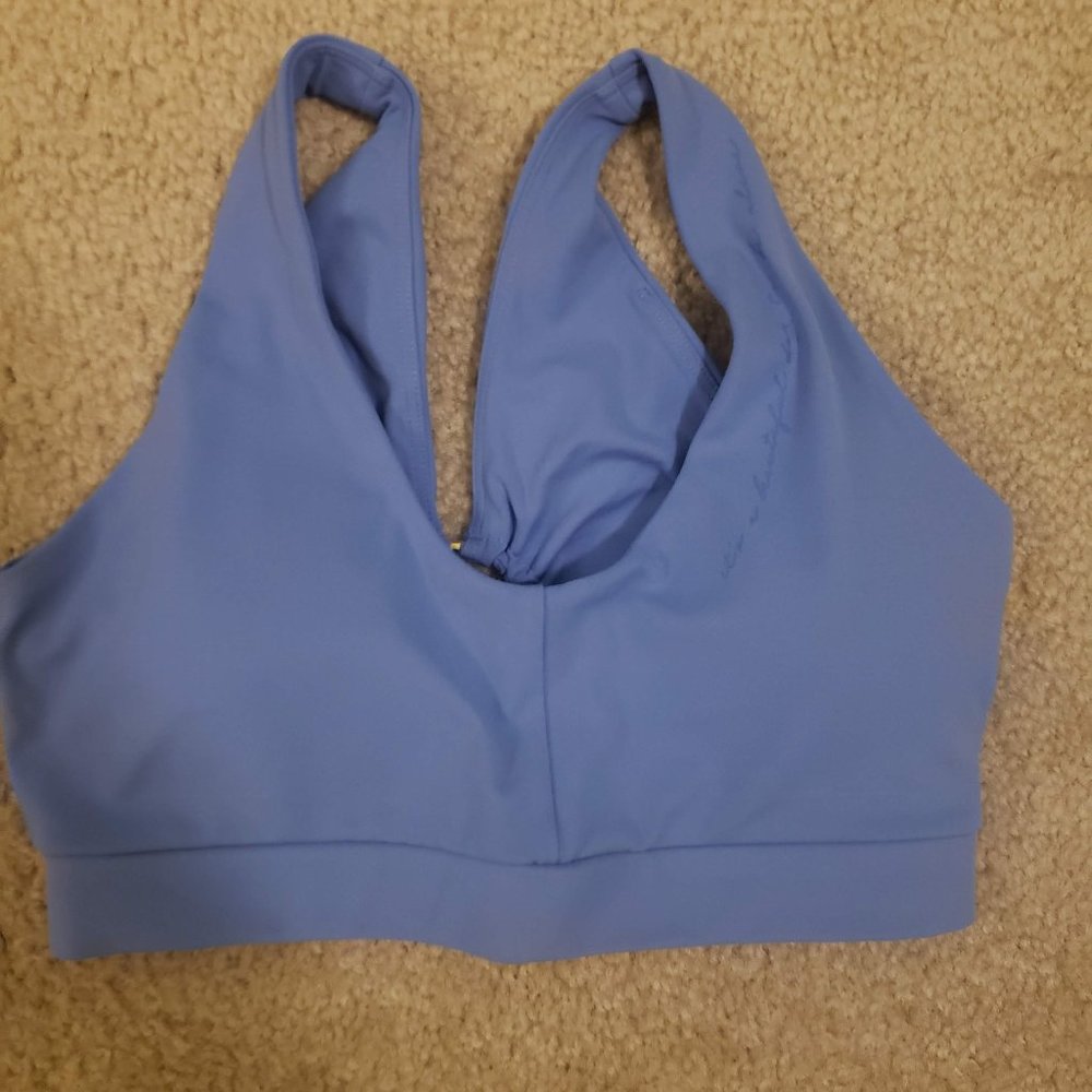 Gymshark X Whitney Simmons Sports Bra Blue XS